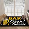 Beer-Themed Welcome Mat, Indoor/Outdoor Entrance Doormat, Beer Festival Decorative Rug, Soft Non-Slip Home Decor
