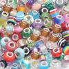 50pcs Resin Material, European Macroporous Beads, Bulk Mixed Color Spacer Beads, Garden Decorative Beads, Beads and Bead Accessories