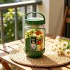 Barattolo per Insalata con Apertura Laterale Contenitore per Insalata Scatola Ermetica per Meal Prep con Scomparto per Condimento Ciotola Riutilizzabile Sicura per Alimenti per Viaggio Ufficio Pranzo