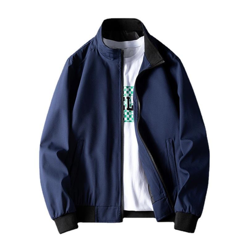 Frühling und Herbst Koreanische Casual Große Größe Kapuzenjacke Herren Top