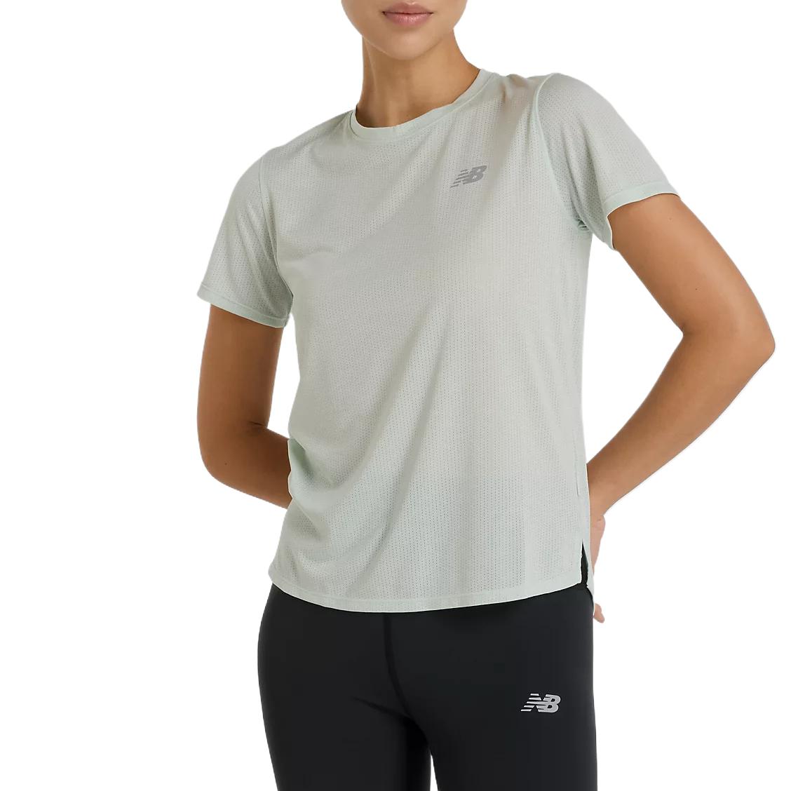 New Balance Regular T Shirt Women s Heather Mud Gray WT41253CY2 M