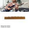 Stabile Konstruktion 12-Saiten-Gitarren-Sattel Vorgeschlitzt Elektrische Gitarren-Sattel 12-Saiten-Gitarre