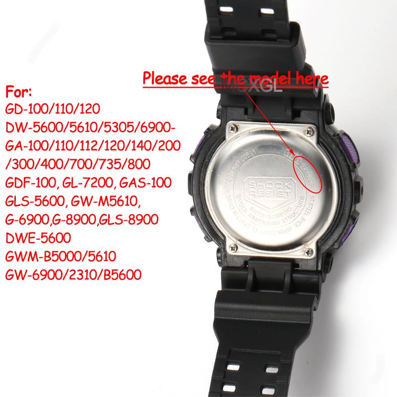 Watchband for Casio G-Shock GA100/110/120/150/200/400 GD-100/110/120 DW-5600 GW-6900 Bracelet 16mm Nylon Strap