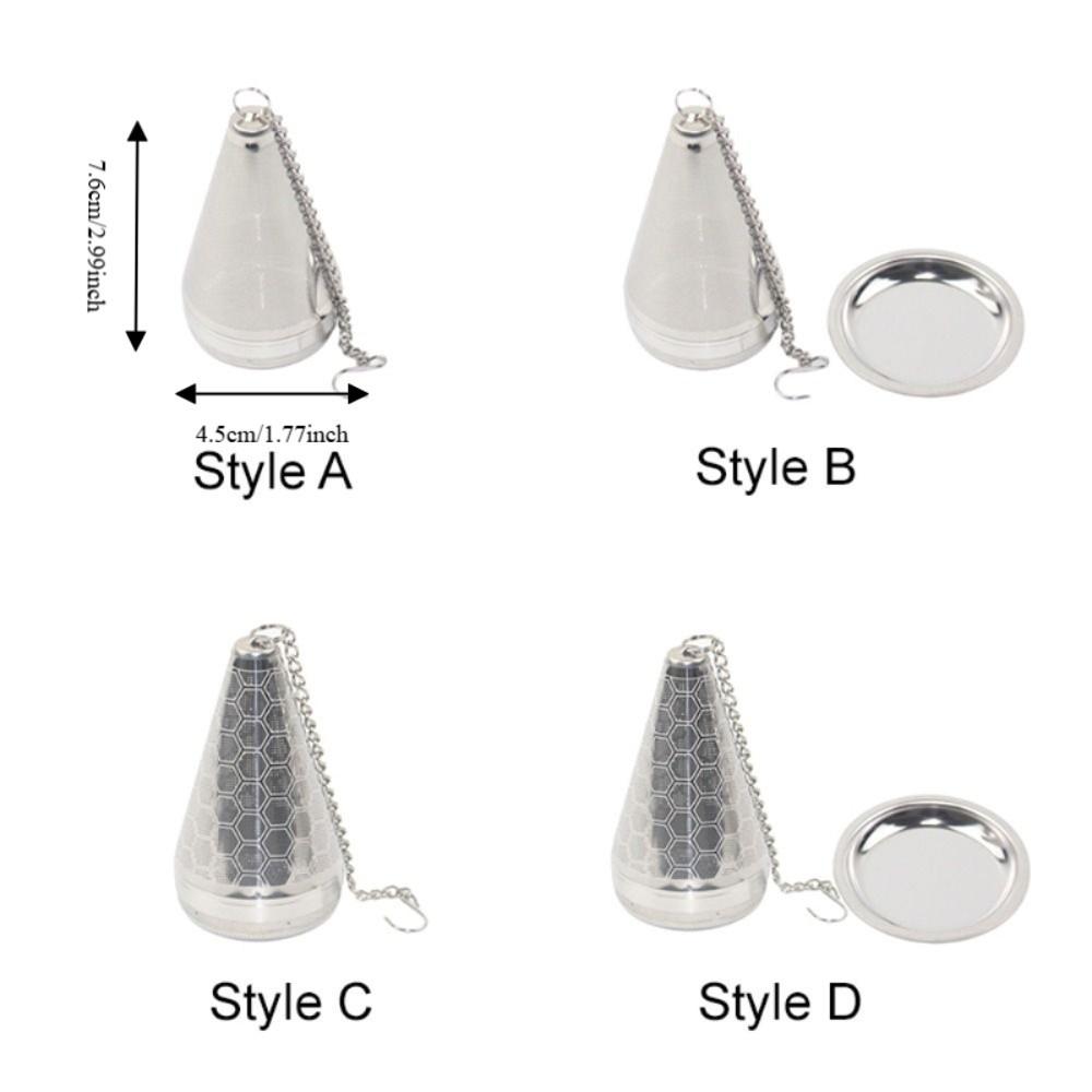 304 Stainless Steel Cone Tea Infuser Fine Mesh Tea Separation Filter Screen Tea-making Filter  Mug