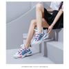 New Color Block Dad Shoes Women Chunky Platform Sneakers Fashion Casual Height Increasing Shoes