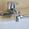Dual Mode Faucet Diverter - Switch Faucet/Shower Dispense At the Touch of a Button Tool-Free Installation Easy Installation