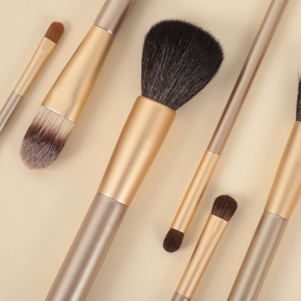 Complete Set of Animal Hair Blush Brush Eyeshadow Brush Loose Powder Brush Nose Shadow Brush Detailing Makeup Brush Set