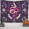 VIKAMA Tarot Astrology Snake Rabbit Star Moon Tapestry Mystical Totem Design for Living Room and Bedroom Home Decor