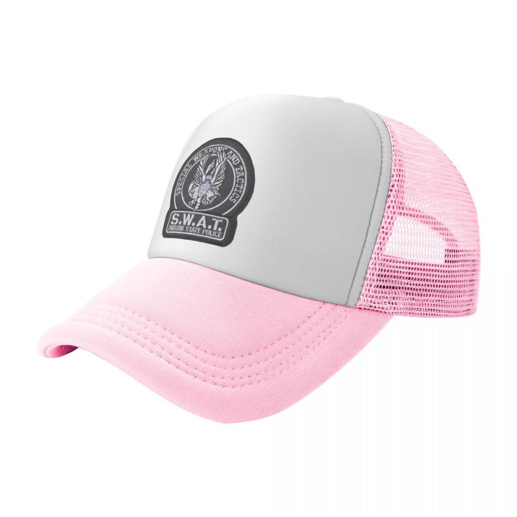 Printed Army AWAT Eagle Pool Party Mesh Baseball Caps Men Camping Female Beach Sunscreen Hat Hip Hop Trucker Cap