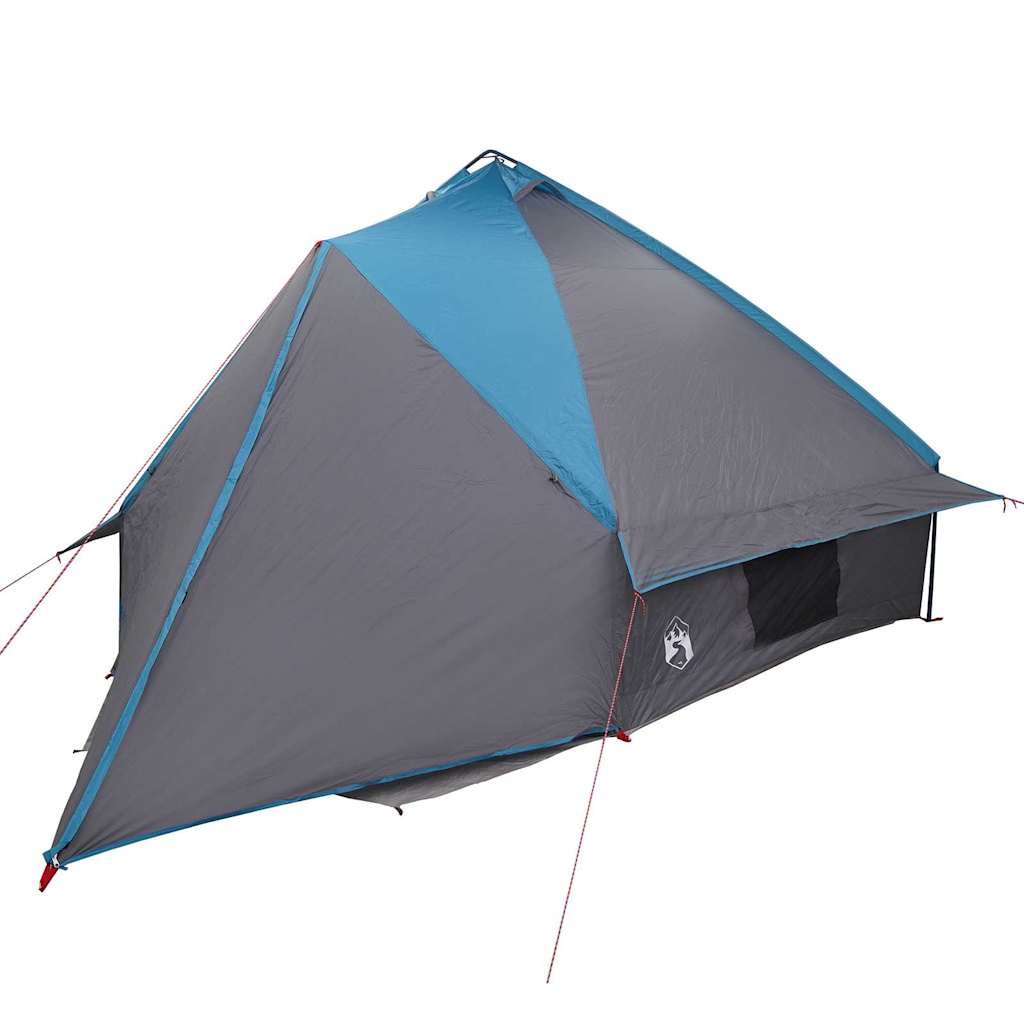 Teepee Tent for 10 Persons Blue and Grey 567 x 470 x 242 cm