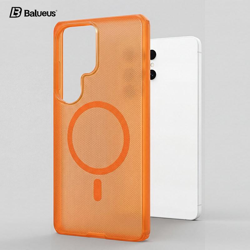Hülle Für Samsung Galaxy S26 Ultra S25 S24 Für MagSafe Magnetisch Mattes Partikel Transparentes Acryl Hautgefühl Harte Rückseite
