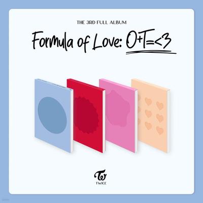 TWICE 3rd Album - Formula of Love: O+T=<3 [1 Version Randomly Sent Out Among STUDY ABOUT LOVE, BREAK IT, EXPLOSION, FULL OF LOVE]