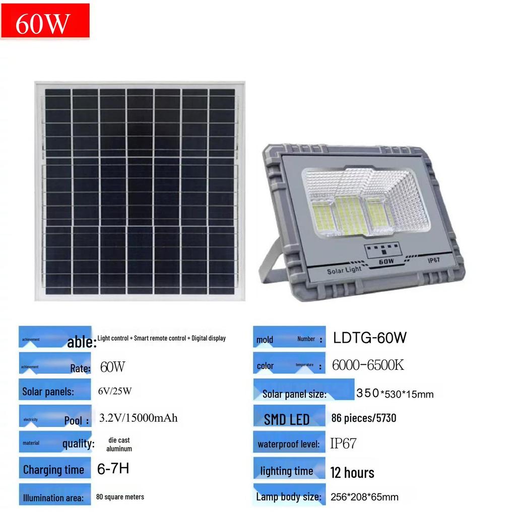 Outdoor Solar Garden Floodlights