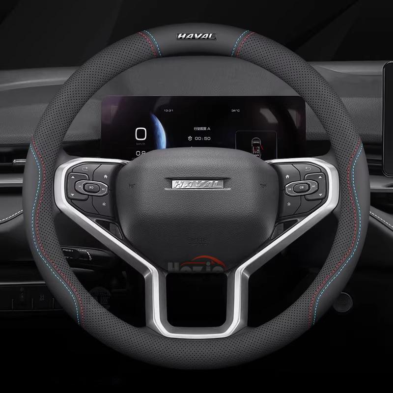 Leder Auto Lenkradabdeckung für Haval H9 F7 Jolion H6 V7 2018 2024 2025 2026 Innenzubehör