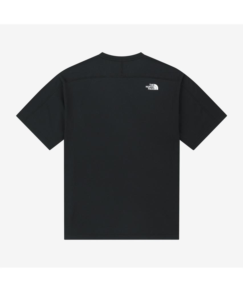 Noseupeiseu Nt7Ur15K Hybrid Waffle Short Sleeve Round Neck T-Shirt Black