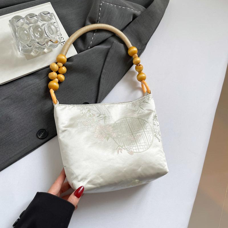 New Chinese-Style Niche Versatile Underarm Tote Bag For Women 2026 Summer High Aesthetic Value Artistic Embroidery Handbags