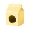 Summer Ceramic Hamster Hideout, Milk Carton Shaped Small Animals House, Gerbil Mice Guinea Pig Dwarf Hamster Habitat Cave