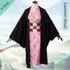 Halloween Demon Slayer Cosplay Costume Sibling Bond Kamado Nezuko Cosplay Outfit