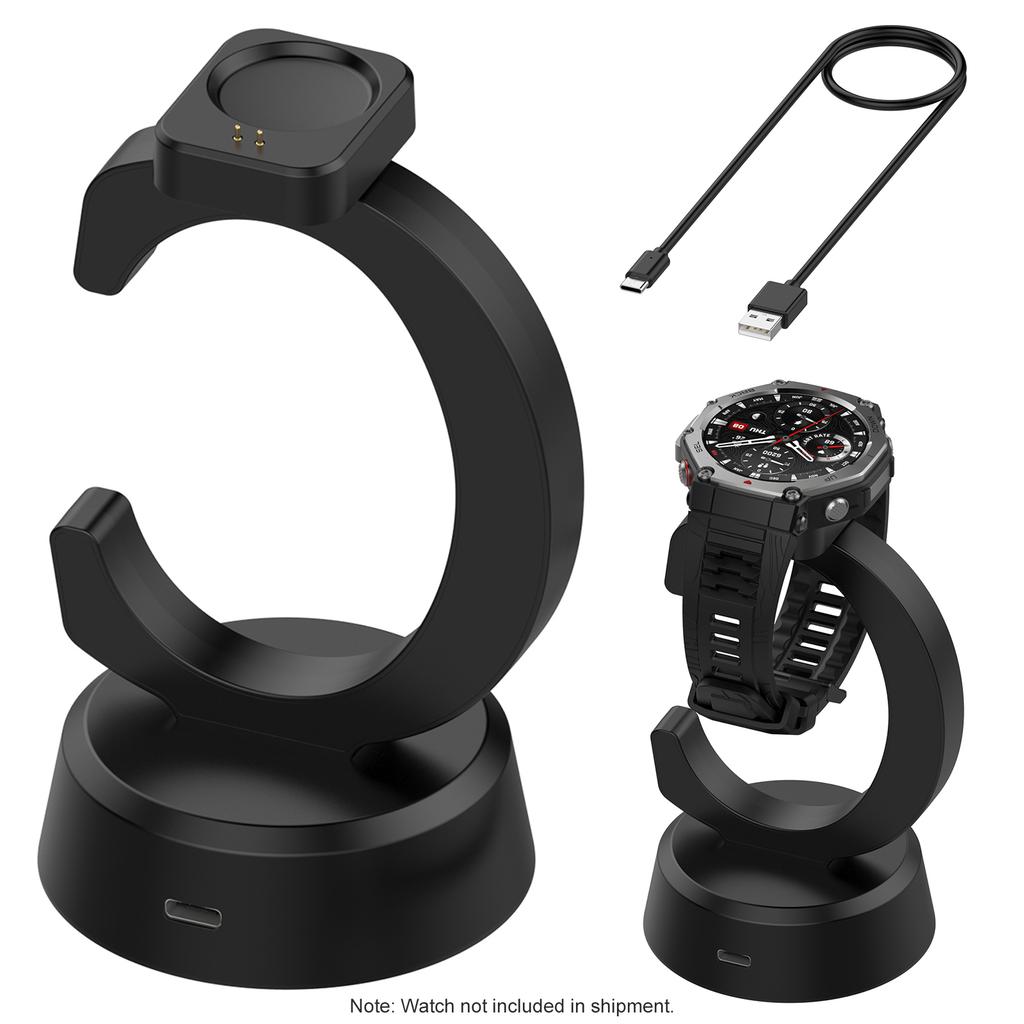 Für Huami Amazfit T-REX3 Pro Magnetisches Ladekabel Anti-Rutsch Präziser Ladeadapter Smartwatch-Anschluss Uhrenzubehör