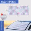 Foldable Car Window Sun Shade Thickened Sun Block Curtain Visor Durable Car Windshield Sunshade