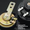 Universal 12V, 48V, 60V electric vehicle horn for waterproof and loud sound modification of motorcycle three-wheeler horn