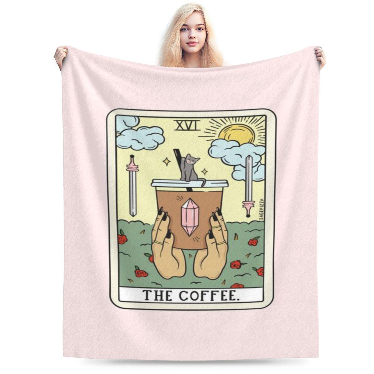 

COFFEE READING LIGHT Personalized Soft Gift An UltraSoft Micro Fleece Blanket 75x100cm 30x40in