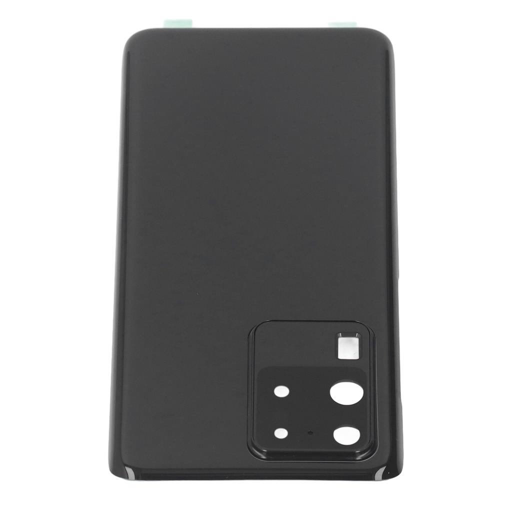 Back Glass Cover Housing Door Replacement for Galaxy S20 Ultra 5G with Pre Installed Camera Lens