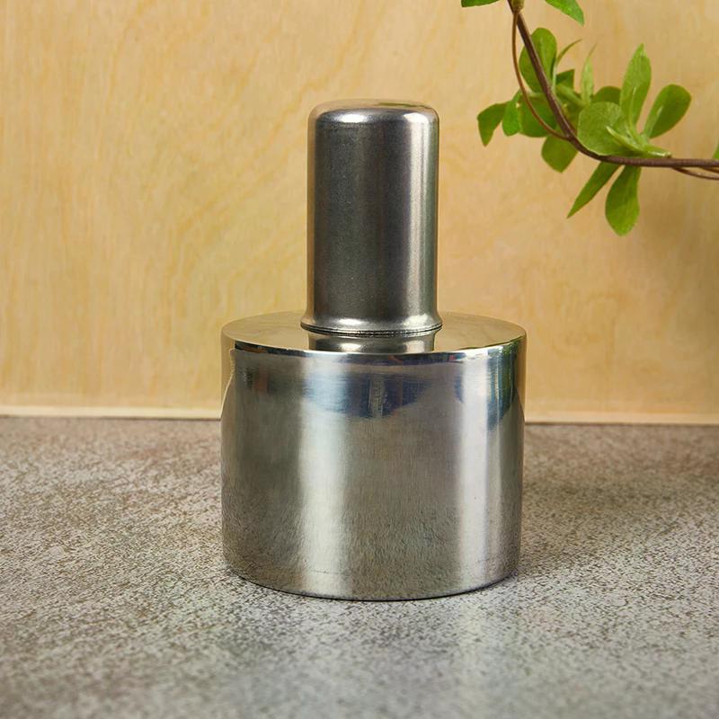 200ml Stainless Steel+Brass Alcohol Burner Biology Chemistry Dental Lab Lamp With Wick Leather Craft Work Heating Tool Safe