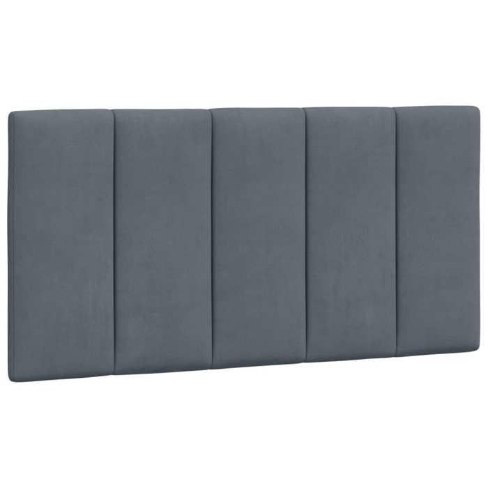 VidaXL Coussin de Tête de Lit, Oreiller de Tête de Lit avec Bandes Auto-agrippantes, Coussin Rembourré Chambre à Coucher, 374656
