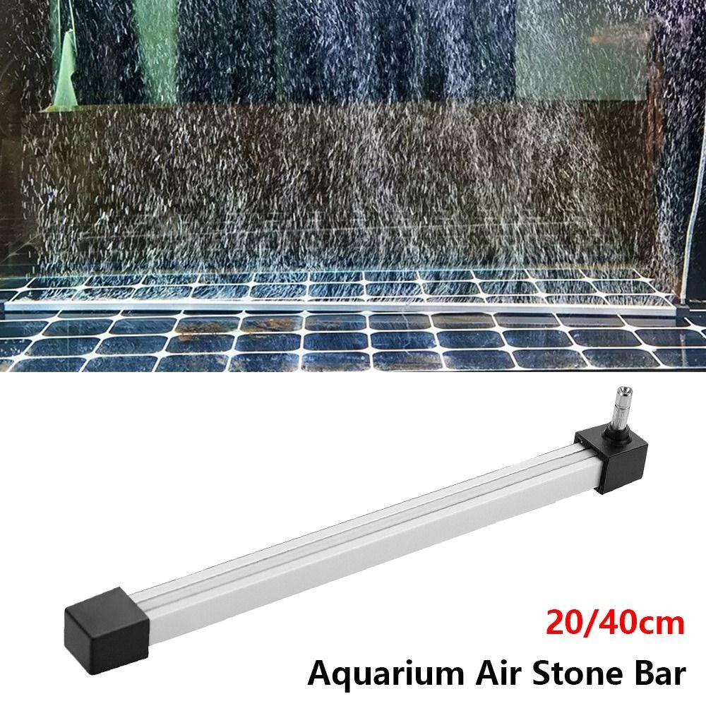 1Pcs 20/40cm Nano Bubble Bar Aluminum Alloy Fish Tank Aerator  for Air Pump Oxygenation