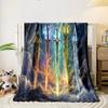 Five Elemental Fantasy Swords print blanket soft and cozy perfect for the living room bed sofa or a nap,gift