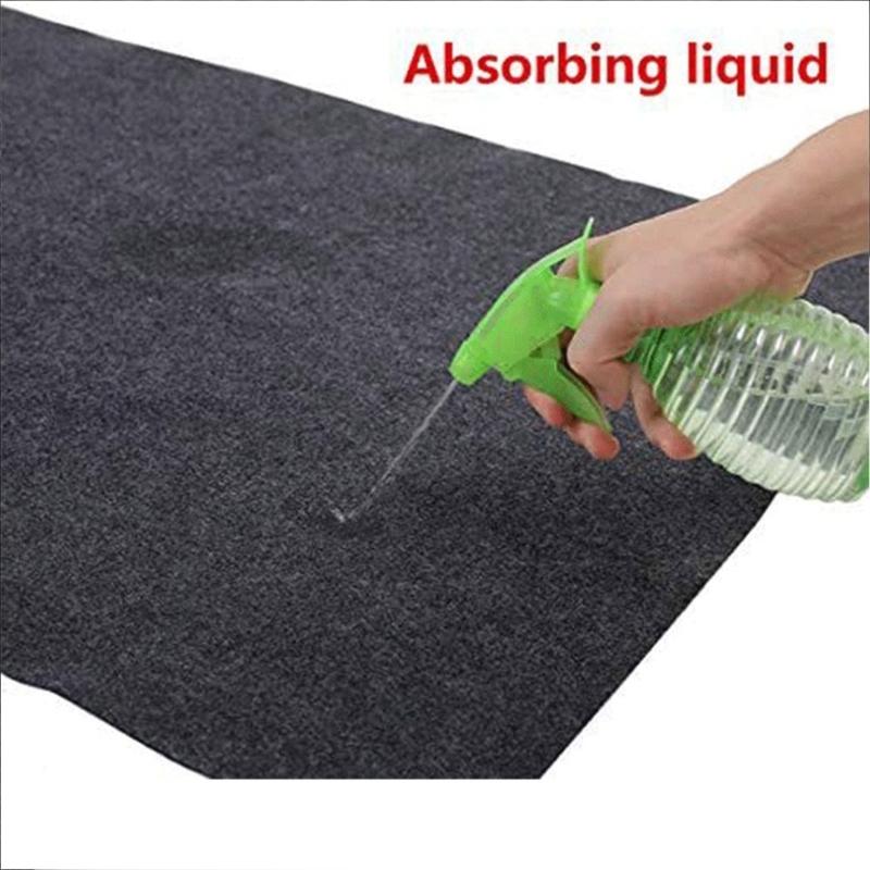 Around Toilet Floor Cover Pack of 6, Black Base Pieces with Curved Front , 23.6 X 21.7 In for Daily Bathroom Care and Cleaner Bowl Zones