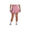 Under Armour Solid Color Pleated Sports Casual Skirt Women skirts Pink 1383582-697