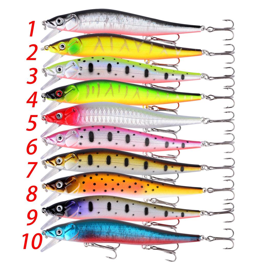 11.5cm Floating Minnow Hard Bait - 13.5g Imitation Lure for Freshwater and Sea Fishing