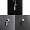 Fashion Fairy Wing Pendant Necklace With Alloy Chain For Women And Men