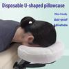 Disposable U-Shaped Pillowcase with Elastic Band, Non-Woven, Dustproof, Breathable, Dirt-Isolating
