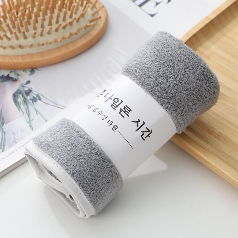 Coral Fleece Towel With High Density Plush Material For Home And Travel Use