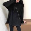 Women's clothing autumn and winter new models with three-color turtleneck medium and long large size thin and versatile trend bottoming shirt