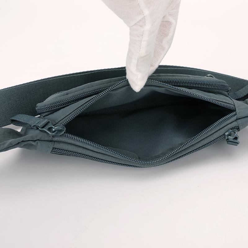 Borsa a petto da pendolare Borsa a vita tinta unita Borsa a tracolla messenger mobile multi-scomparto