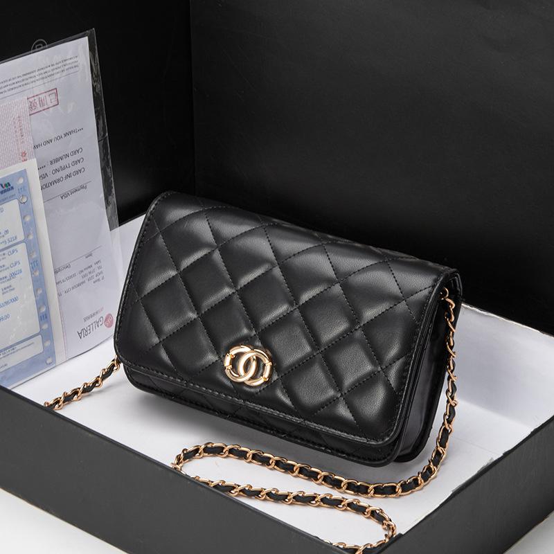 

Xiaoxiangfeng Легкая Роскошь Женская Корейская Новая Сумка Кроссбоди Модная Ромбовидная Цепочка Одноплечевая Сумка Кроссбоди Универсальная Женская Сумка