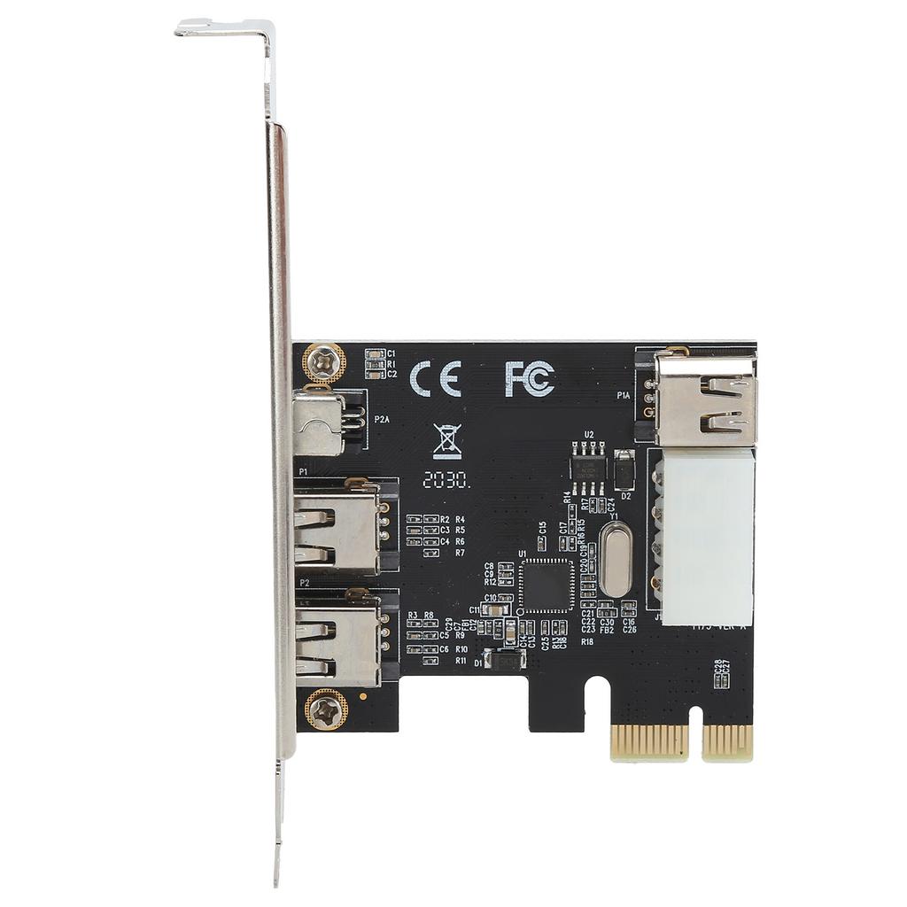 PCIE Capture Card 3 Port Expansion Card 1394 Interface Conversion HD Video Adapter Controller
