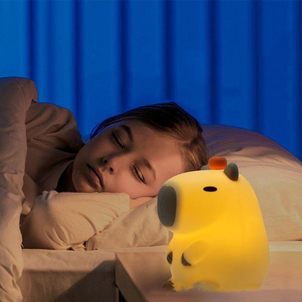 Timing Function Silicone LED Lamp Colorful Touch Sensor Nightlight Portable Animal Lamp  Kids Room