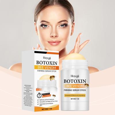Bee Venom Skin Firming Essence Neck Stick  Skin Firming Serum Stick Gentle Moisturizing, Hydrating, Firming, Tender Neck and Facial Care Stick