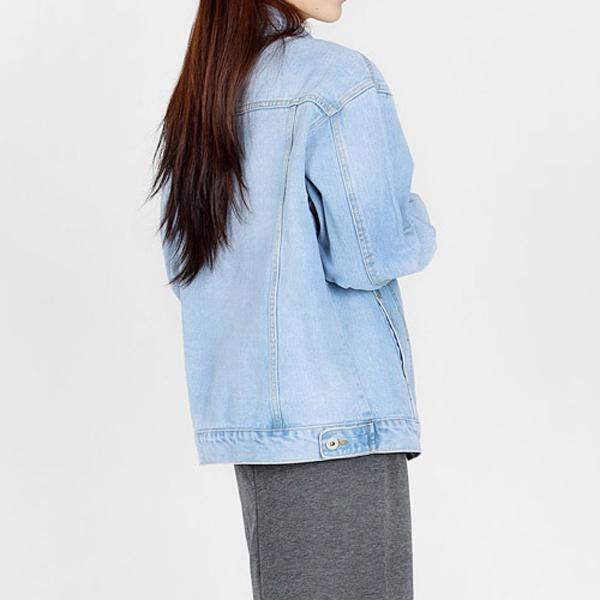 women jeans jacket basic denim jacket date look Korea fashion