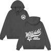 2026 Oversized hoodie Unisex Pullover Sweatshirt, Back Vintage Star Script Graphic Print Long Sleeve Tops Streetwear Hoodie