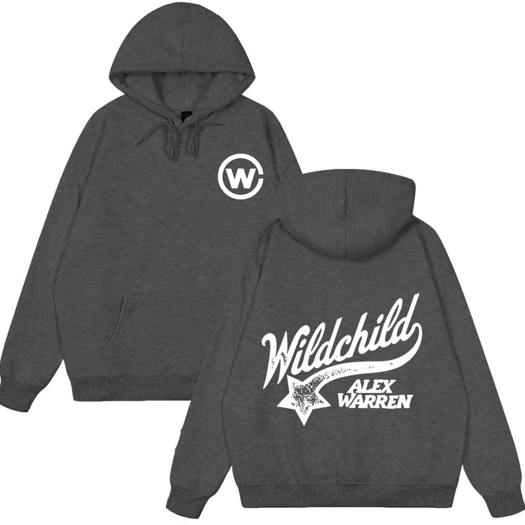 2026 Oversized hoodie Unisex Pullover Sweatshirt, Back Vintage Star Script Graphic Print Long Sleeve Tops Streetwear Hoodie