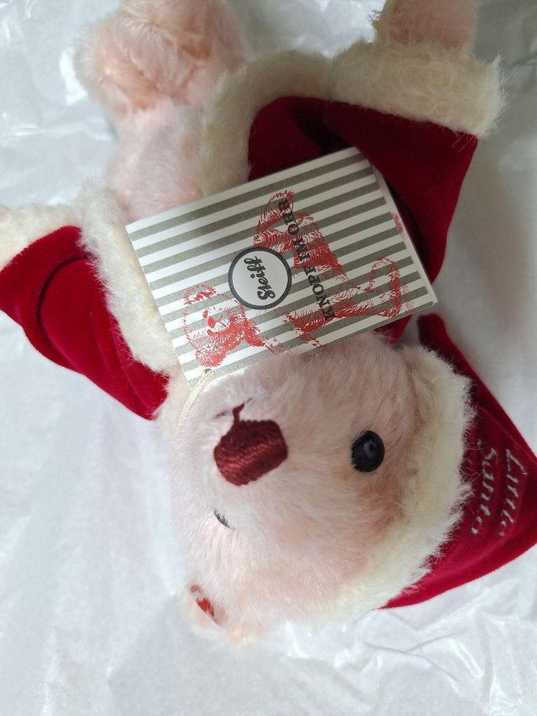 [USED] Limited Edition Steiff Little Santa 2020 Steiff Teddy Bear