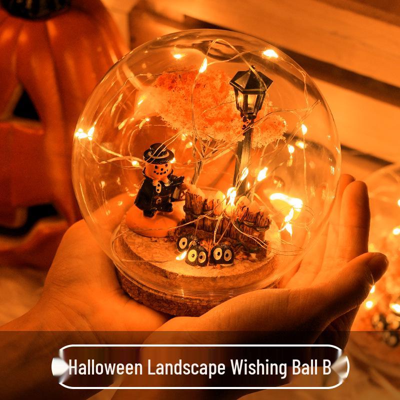 Pumpkin Lantern Halloween Decoration for Kids - Desktop Ornament & Toy
