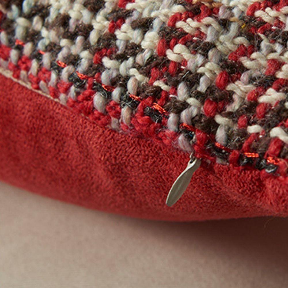 Multiple Sizes Throw Pillowcover Classic Cushion Cover Soft Christmas Plaid Pillowcase Sofa/Bed