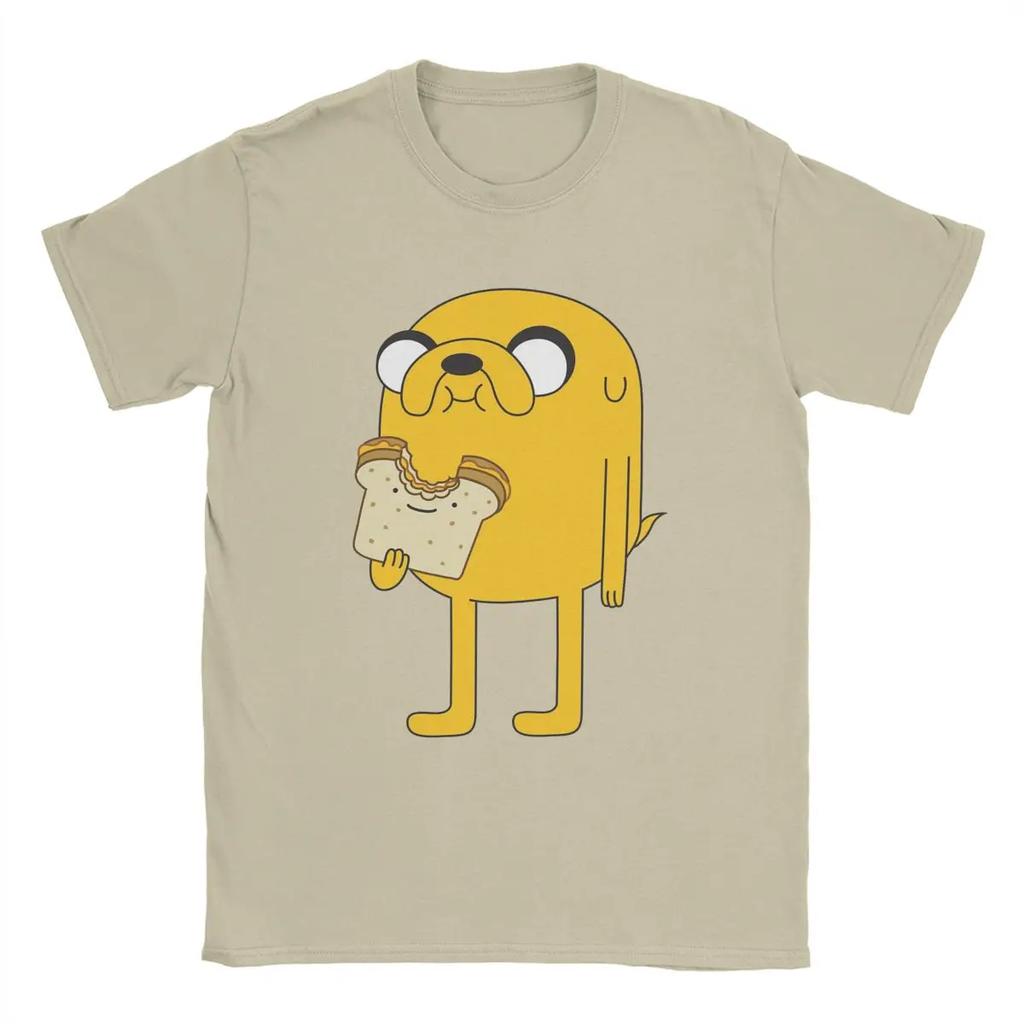 Humorous Jake The Dog Sandwich T-Shirt Men Round Neck Cotton T Shirts Short Sleeve Tee Shirt Gift Idea Clothing